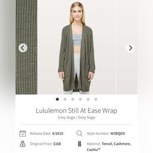 lululemon cardigan